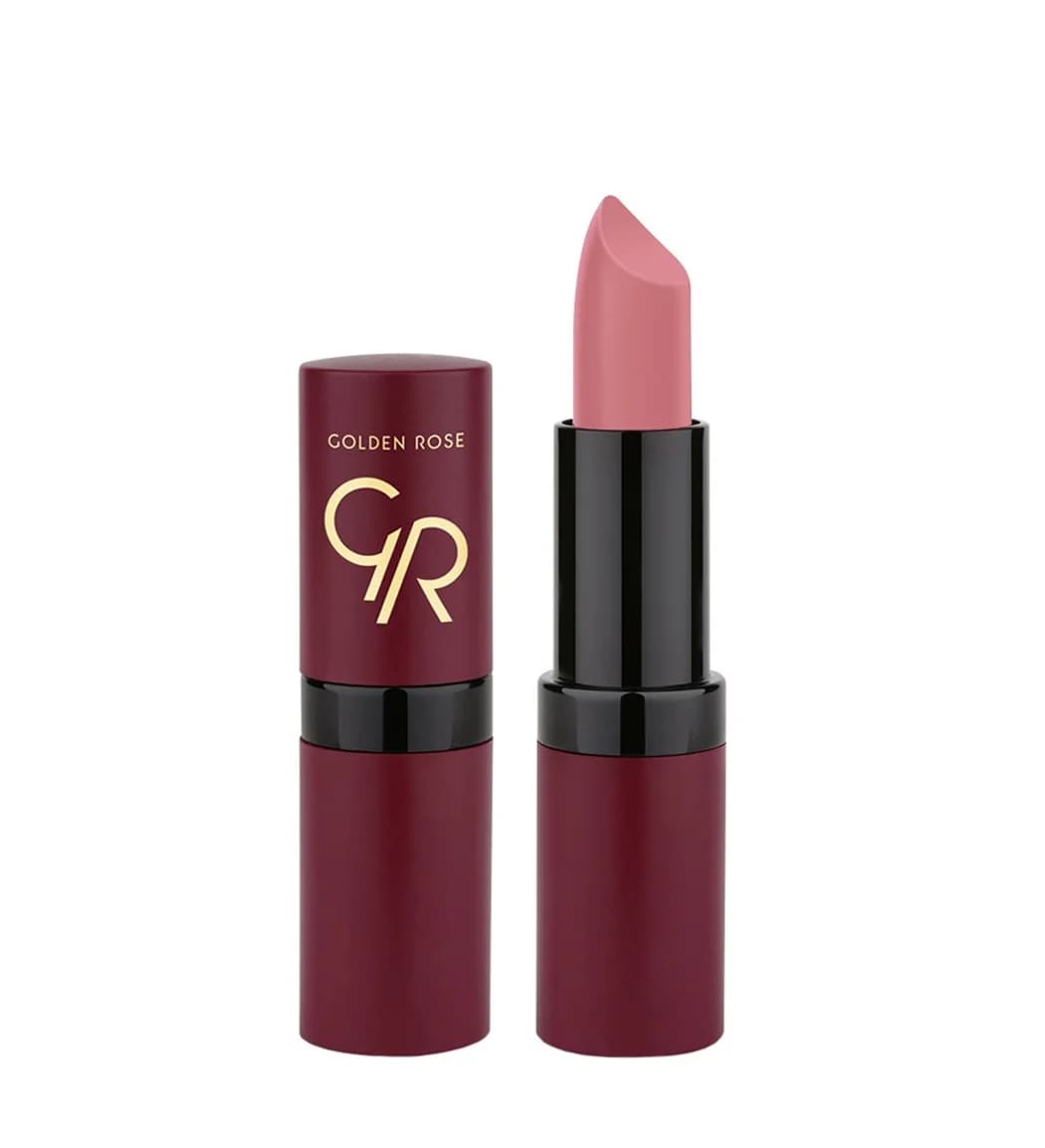 رژ لب جامد گلدن رز مدل Velvet Matte